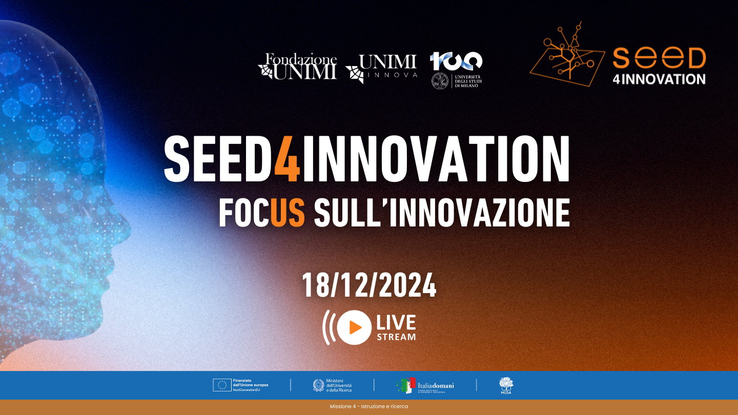 grafica diretta Seed4Innovation. Focus sull'innovazione